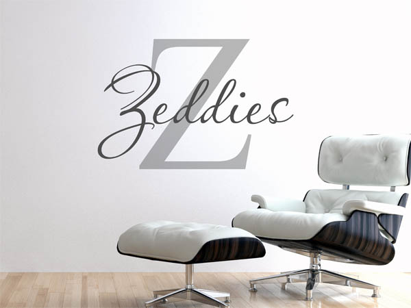 Wandtattoo Zeddies Nachname