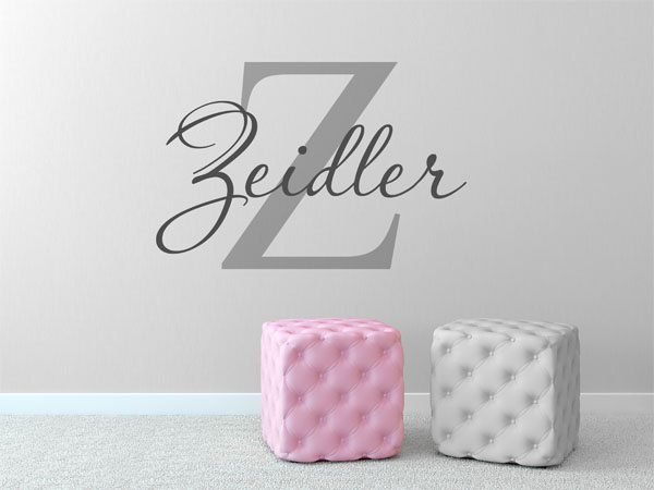 Wandtattoo Zeidler Nachname