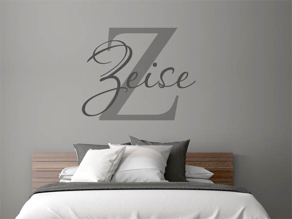 Wandtattoo Zeise Nachname
