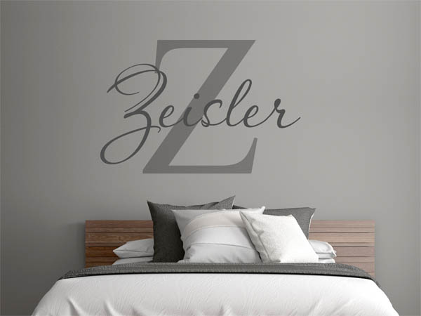 Wandtattoo Zeisler Nachname
