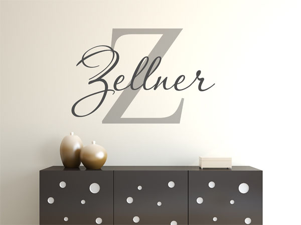 Wandtattoo Zellner Nachname