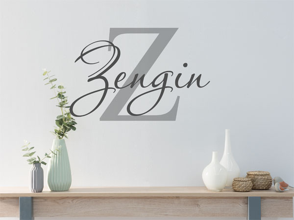 Wandtattoo Zengin Nachname