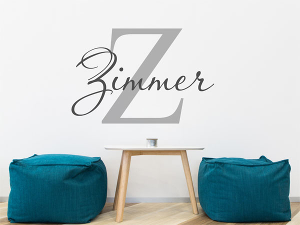 Wandtattoo Zimmer Nachname