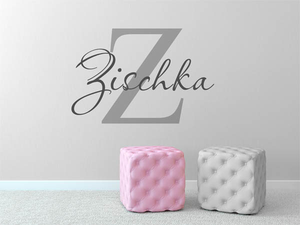 Wandtattoo Zischka Nachname