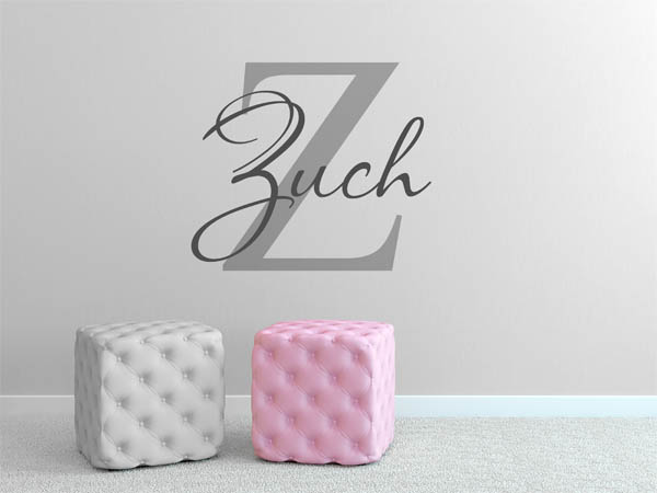 Wandtattoo Zuch Nachname