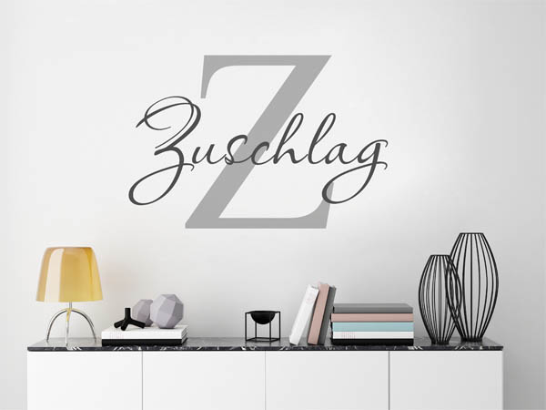 Wandtattoo Zuschlag Nachname