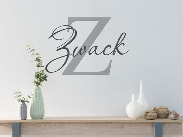 Wandtattoo Zwack Nachname