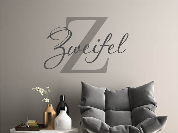 Wandtattoo Zweifel Nachname