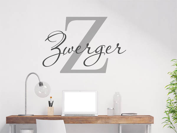 Wandtattoo Zwerger Nachname