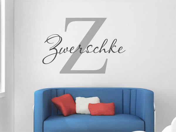 Wandtattoo Zwerschke Nachname