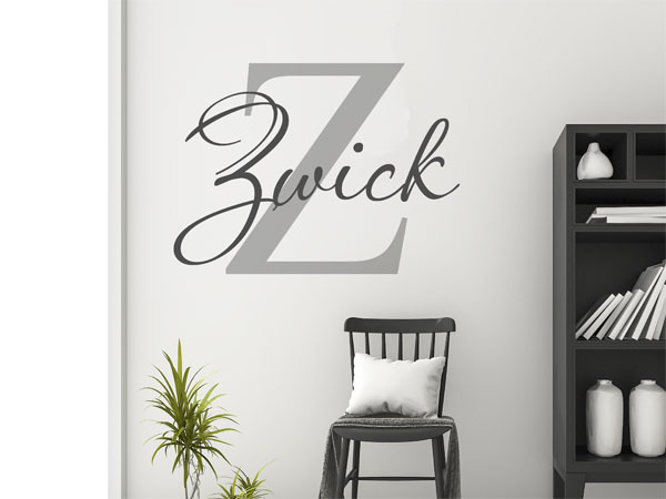 Wandtattoo Zwick Nachname