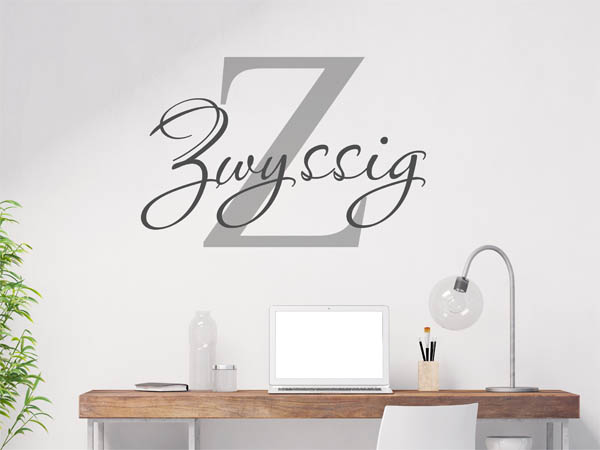 Wandtattoo Zwyssig Nachname