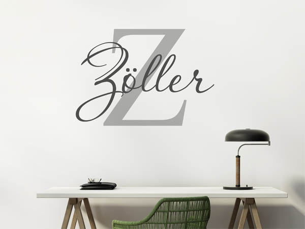 Wandtattoo Zöller Nachname
