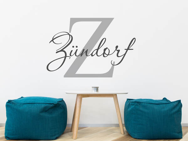 Wandtattoo Zündorf Nachname