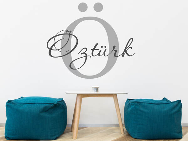 Wandtattoo Öztürk Nachname