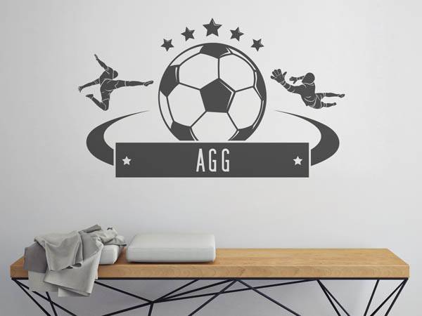 Wandtattoo Agg Fußball