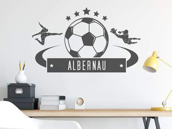 Wandtattoo Albernau Fußball