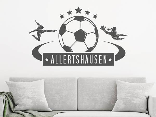 Wandtattoo Allertshausen Fußball