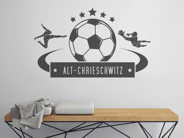 Wandtattoo Alt-Chrieschwitz Fußball