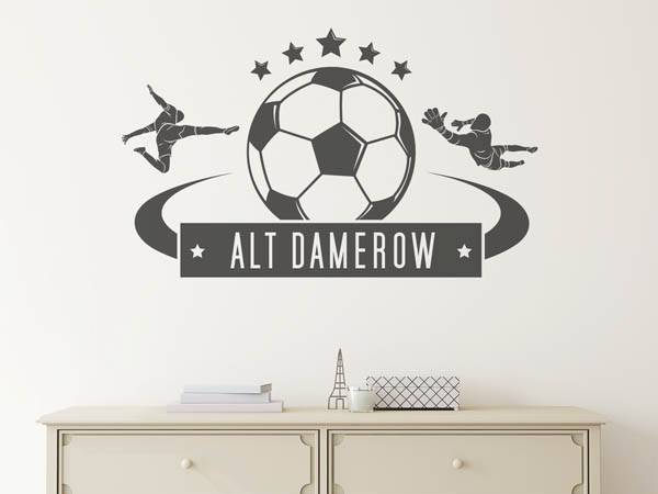 Wandtattoo Alt Damerow Fußball