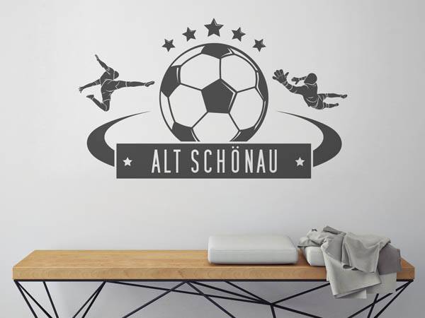 Wandtattoo Alt Schönau Fußball