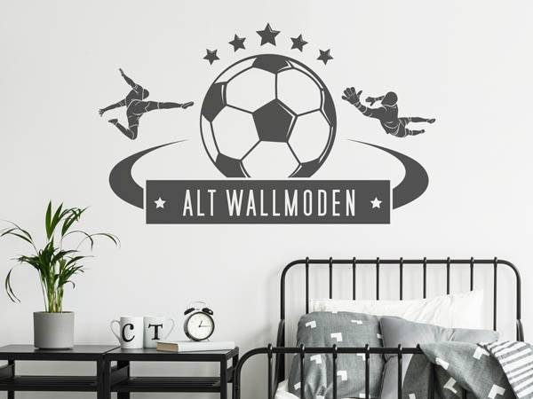 Wandtattoo Alt Wallmoden Fußball
