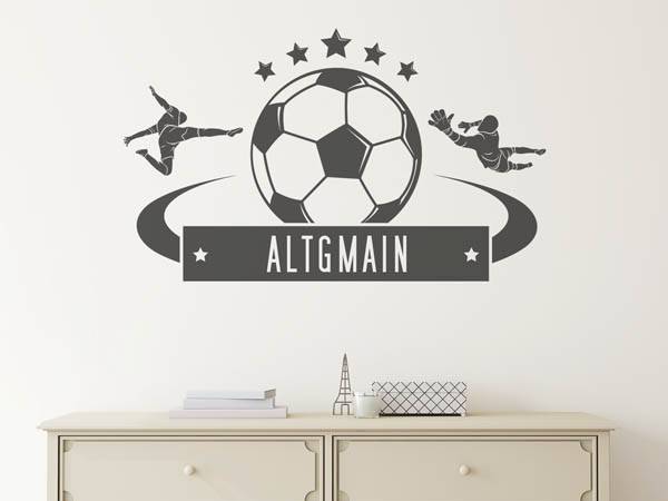 Wandtattoo Altgmain Fußball