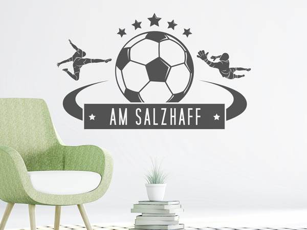 Wandtattoo Am Salzhaff Fußball