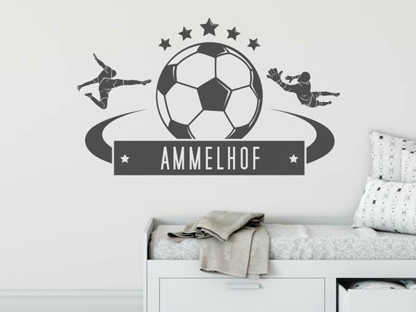 Wandtattoo Ammelhof Fußball