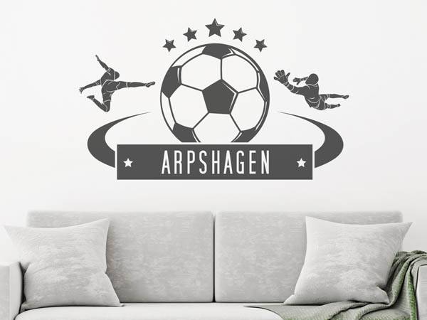 Wandtattoo Arpshagen Fußball