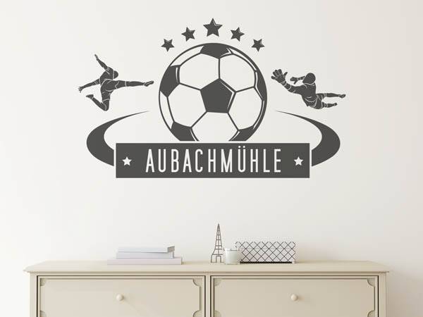 Wandtattoo Aubachmühle Fußball