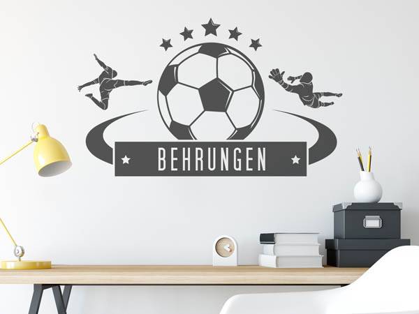 Wandtattoo Behrungen Fußball