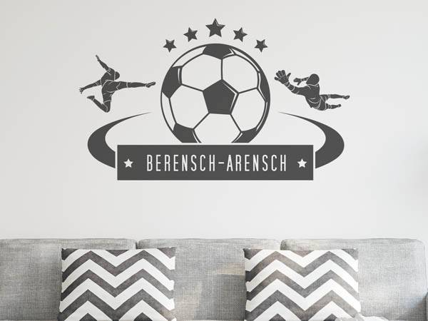 Wandtattoo Berensch-Arensch Fußball