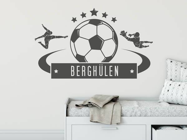 Wandtattoo Berghülen Fußball