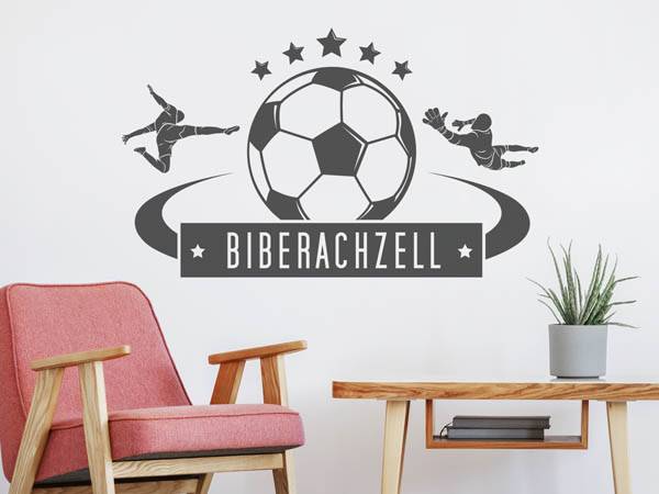 Wandtattoo Biberachzell Fußball