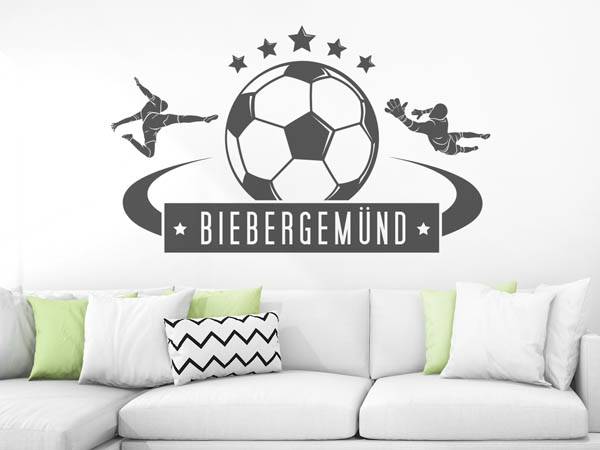 Wandtattoo Biebergemünd Fußball