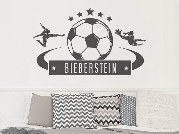 Wandtattoo Bieberstein Fußball