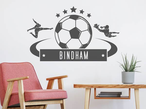 Wandtattoo Bindham Fußball