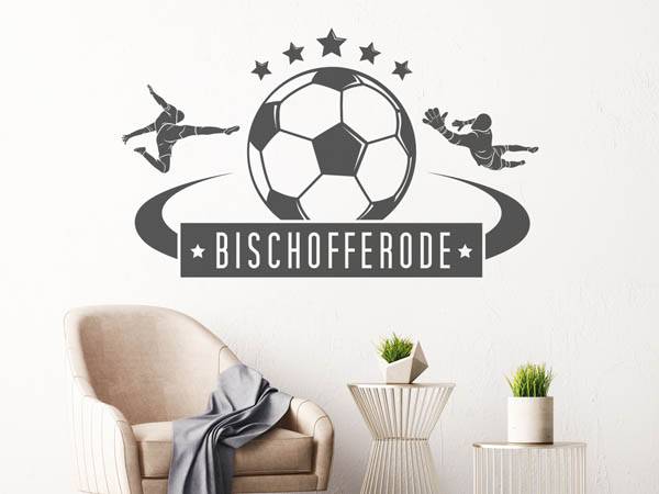 Wandtattoo Bischofferode Fußball