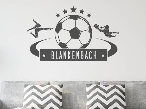 Wandtattoo Blankenbach Fußball