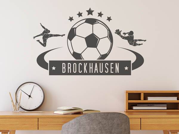 Wandtattoo Brockhausen Fußball