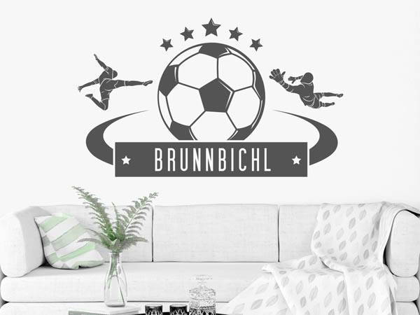 Wandtattoo Brunnbichl Fußball