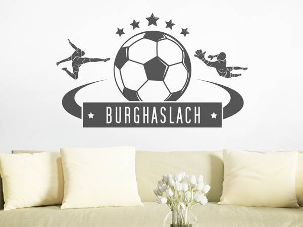 Wandtattoo Burghaslach Fußball