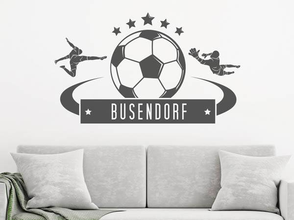 Wandtattoo Busendorf Fußball