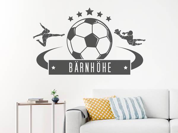 Wandtattoo Bärnhöhe Fußball