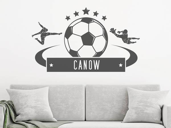 Wandtattoo Canow Fußball