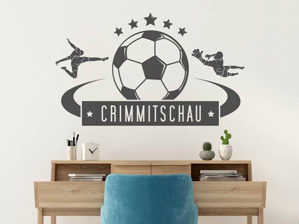 Wandtattoo Crimmitschau Fußball