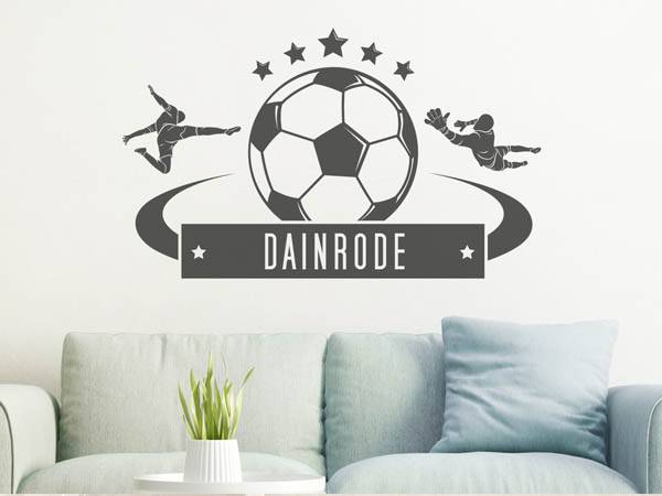 Wandtattoo Dainrode Fußball