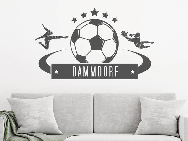 Wandtattoo Dammdorf Fußball