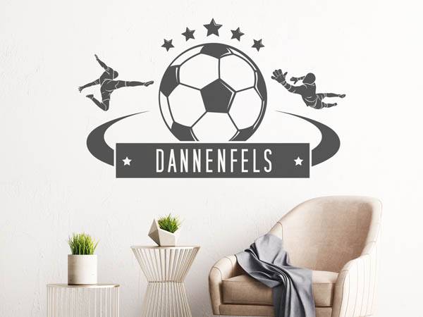 Wandtattoo Dannenfels Fußball